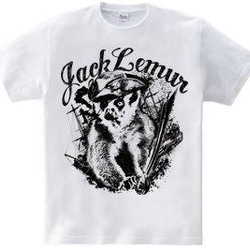 キツネザル海賊Tシャツ「JackLemur」 3枚目の画像