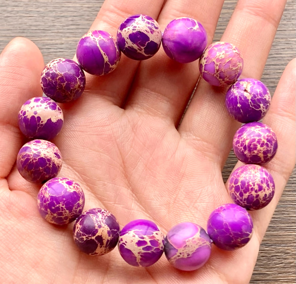 セール中！エンペラーストーンの「約12mm玉使用」天然石ブレスレット