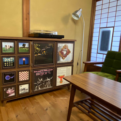 プラン：Record Furniture_レコード & CD キャビネット／おしゃれ