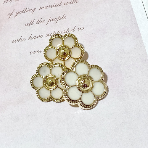 20mm 4個セット】 ◇376◇ ヴィンテージボタン 飾りボタン ボタン 