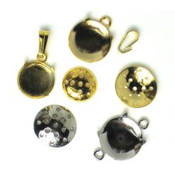 良質 ネックレス シャワー台 12mm 8mm バチカン付き　アクセサリーパーツ アクセサリー材料 手芸 1枚目の画像