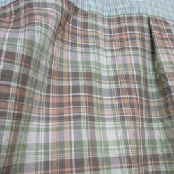 チェックとペイズリーのパターンシャツ　ブラウス　メンズ　レディース 9枚目の画像