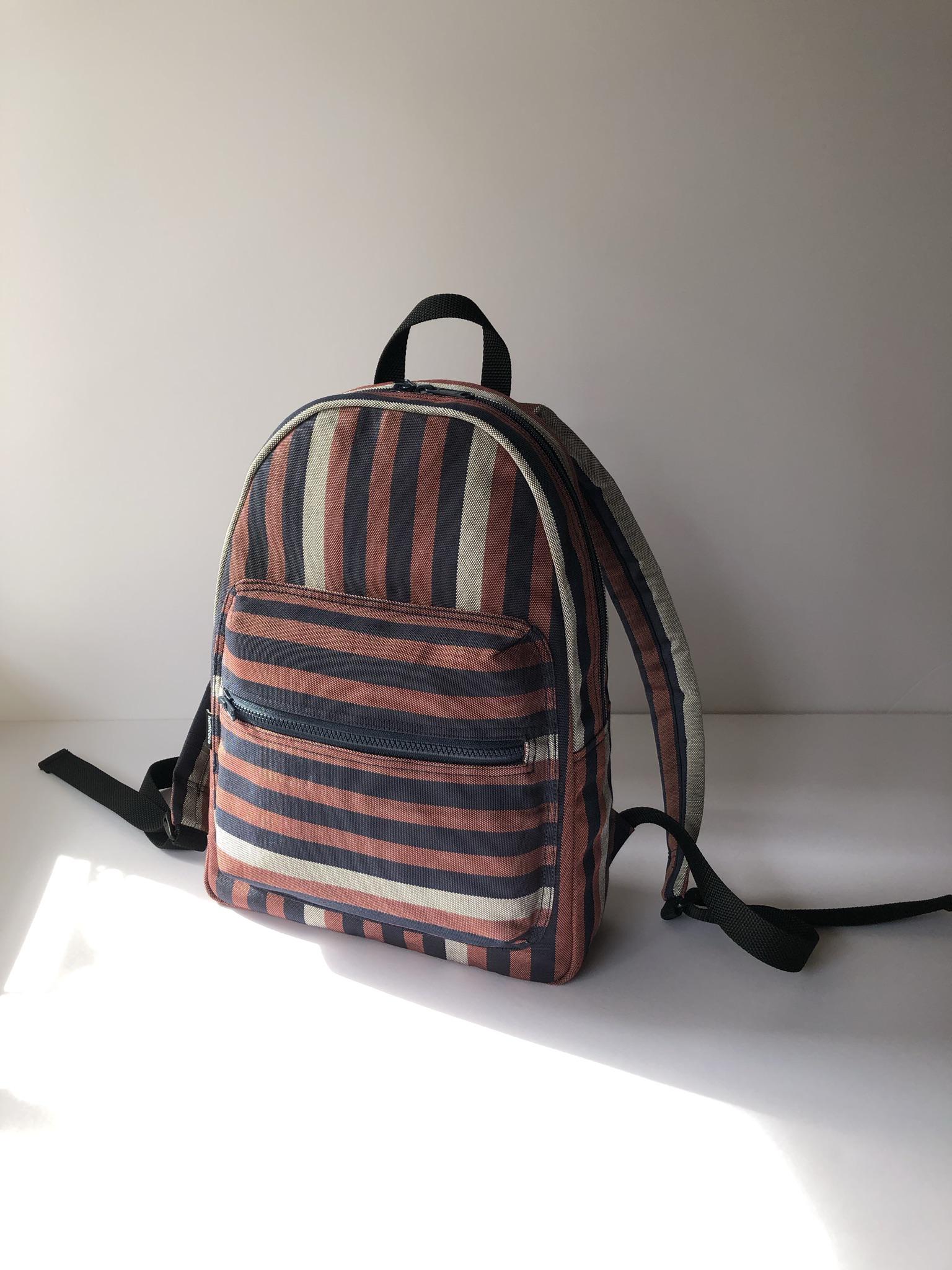 日本全国送料無料商品 特集 リュック 帯リメイク 3色ストライプ リュック・バック 一点物 リュック・バックパック