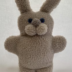もこもこ うさぎのぬいぐるみ Mサイズ ベージュ ぬいぐるみ めぐ