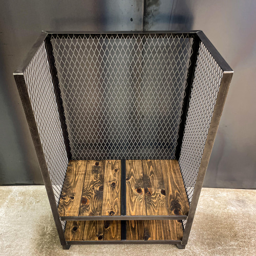 アイアン薪ラック ファイヤーサイドログラック 薪ストッカー 薪棚き