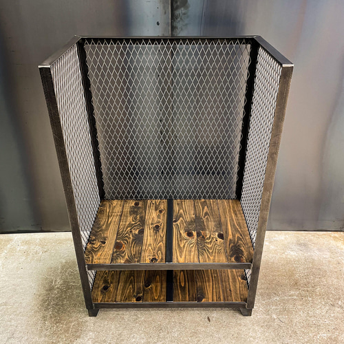 アイアン薪ラック ファイヤーサイドログラック 薪ストッカー 薪棚き