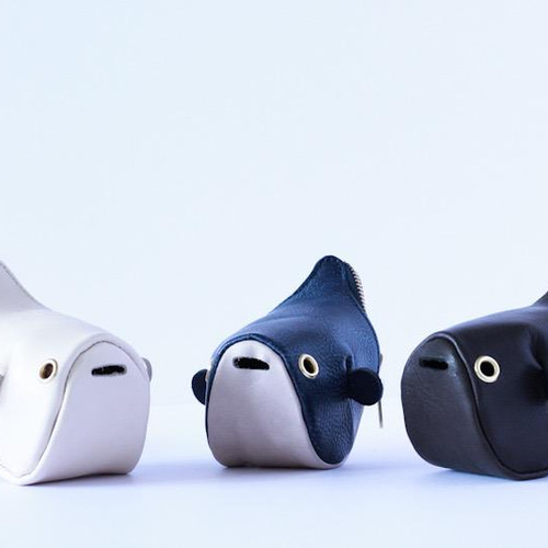 フグ ショルダーバッグ ポーチ セット ハンドメイド 河豚 ドット 水玉