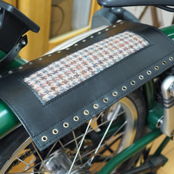 ブロンプトン自転車用フレーム本革カバー（受注生産） 2枚目の画像