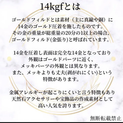 新商品　14kgf シンプルピアスフック　 5ペア10個　卸売 6枚目の画像