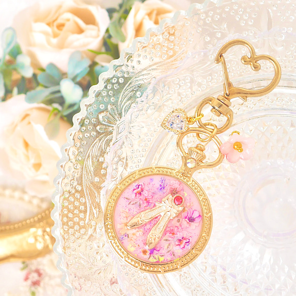 花のワルツ 』 キーホルダー ❤️ くるみ割り人形 バレエ トウシューズ
