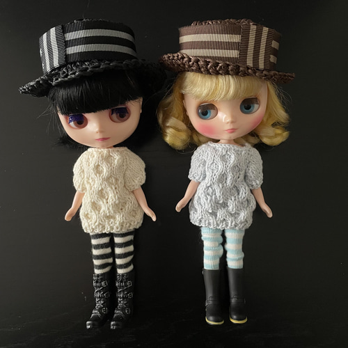 sold プチブライス くま耳麦わら帽子(ココア) くま耳🐻麦わら帽子〜kids〜 - NISHI-YAN'S GALLERY | minne