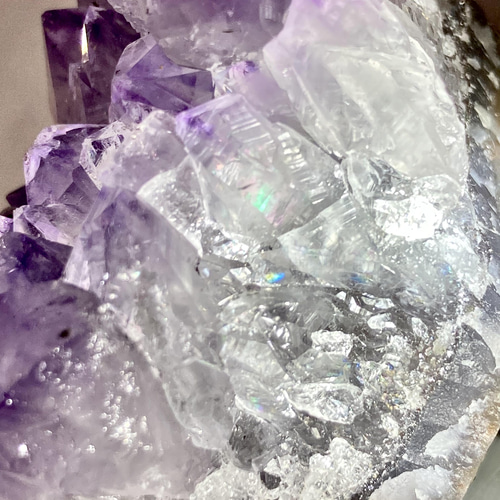 レインボー⭐︎ アメジスト クラスター 原石 ラフストーン その他置物