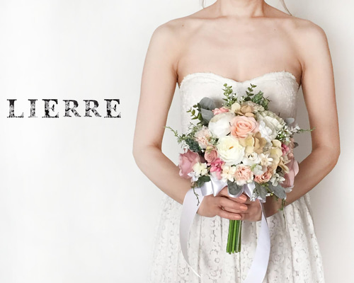 ひつじ様【オーダーメイド】ウェディングブーケ&ブトニアセット ブーケ