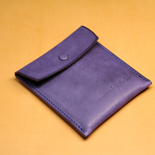 革で作った携帯灰皿】国産オイル パープル EH-006 その他ケース