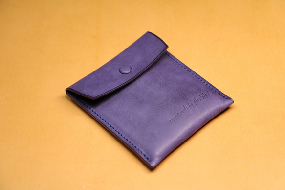 革で作った携帯灰皿】国産オイル パープル EH-006 その他ケース