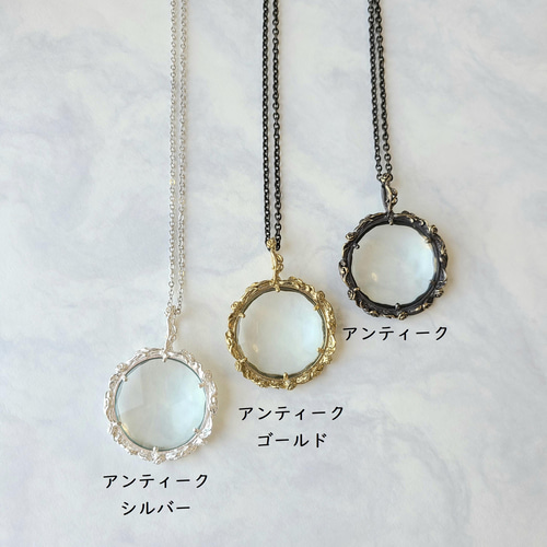 母の日に✧】バラ庭園のアンティークルーペペンダント《送料無料》PY