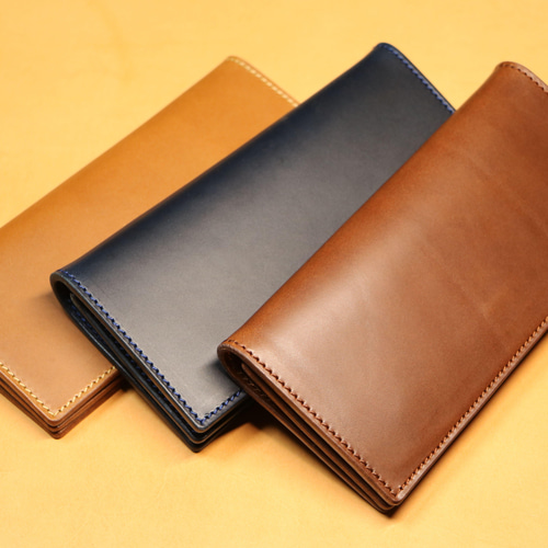 スタンダード長財布】ブッテーロ キャメル EA-011 長財布 ghostplant