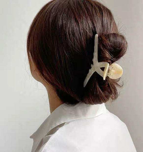 韓国ファッション オーロラカラーヘアクリップ　アクセサリー　-7030 2枚目の画像