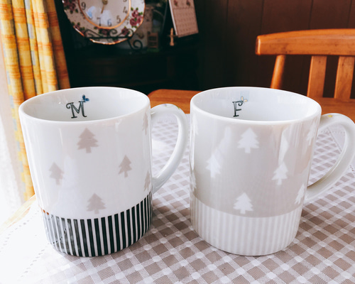 陶器　マグカップ　ペア　トルコ・イスタンブール　ハンドメイド 陶器 マグカップ ペア トルコ・イスタンブール ハンドメイド