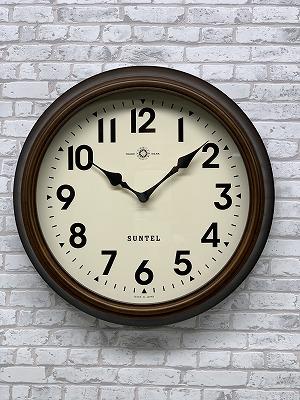 天然木を加工したＥＵスタイルのクラシカル電波掛け時計  DQL714_A ￥19000