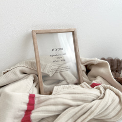 [命名書/クリア] ベビーポスター｜クリアポスター｜透明 2枚目の画像