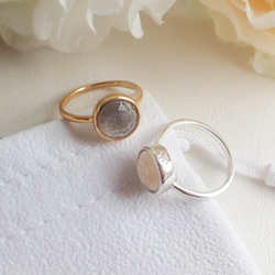 ペットの毛から作るジュエリー犬 猫 うちの子オーダー　クリスタル水晶リング 5枚目の画像