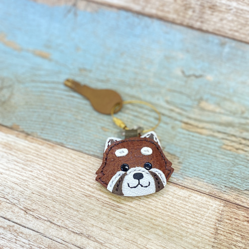 ATAO レザーケース レッサーパンダ刺繍 人気アイテムに新デザイン！】アートで残す アタオ・ZOOシリーズ