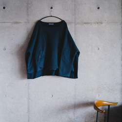 reversible-pullover『amasazu』吊り裏毛 Type 袖付き 4枚目の画像