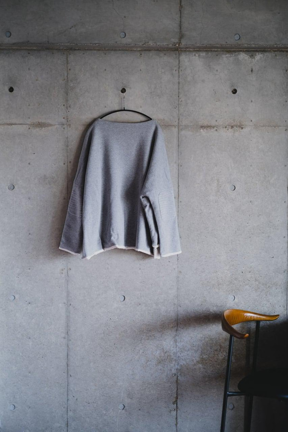 reversible-pullover『amasazu』吊り裏毛 Type 袖付き 8枚目の画像