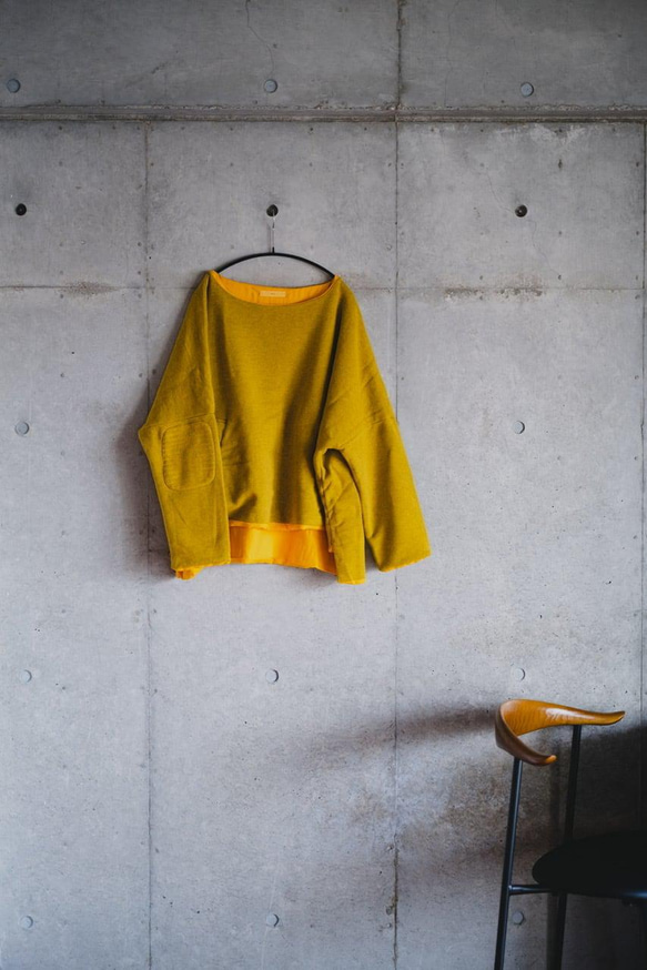 reversible-pullover『amasazu』吊り裏毛 Type 袖付き 3枚目の画像