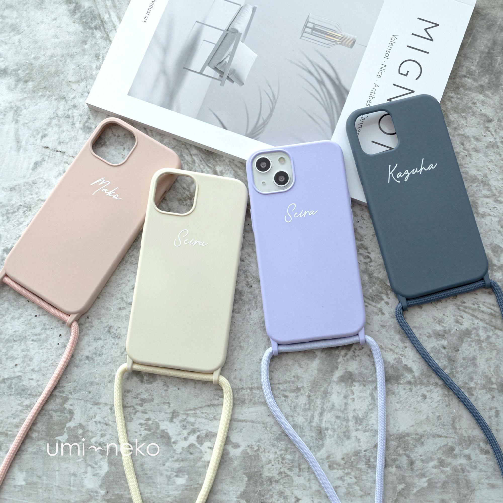 通販 送料無料  iPhone限定 スマホケース ストラップ付き 【 カラーTPUケース 名 iPhoneアクセサリー