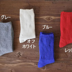 Illustration-Socks ソックスに特別なイラストをオーダー刺しゅう 2足組 靴下 子供の絵 グッズ お揃い 6枚目の画像