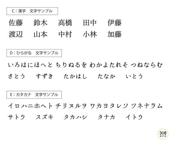 【選べる2サイズ・3カラー】セミオーダーメイド　リサイクルガラス表札(背板付き) 7枚目の画像