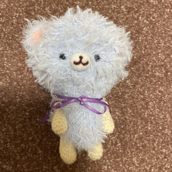 クマちゃんのクロスステッチ 4匹のテディベアが愛らしく並ぶ
