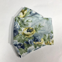 涼感⭐️花園マスク◆折り上げタイプ　フィルターポケット仕様　Mサイズ 4枚目の画像