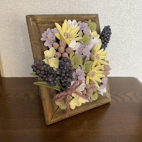 クレイクラフト葡萄の入れ物ハンドメイド クレイクラフト葡萄の入れ物ハンドメイド クレイクラフト葡萄の入れ物