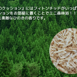 森のクッション Tree nature design -ヒノキの香り- 11枚目の画像