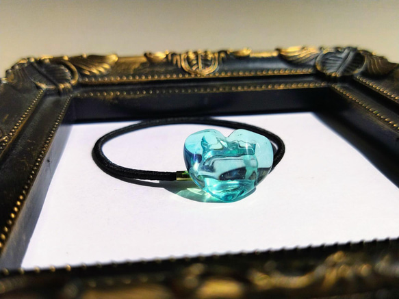 海ハート レジンヘアゴム 海ハート レジンヘアゴム