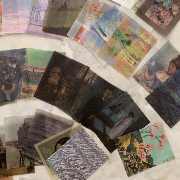 6.【60枚】ヴィンテージ筆記用紙カードスクラップ　コラージュ素材 5枚目の画像