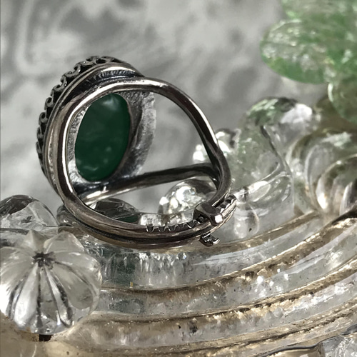 agate ⭐︎ グリーンオーバルカットリング ゴールド agate ⭐︎ グリーンオーバルカットリング ゴールド