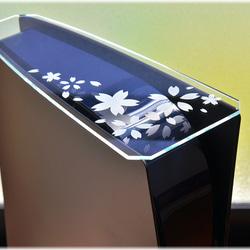 PS5よかカバー「桜」PS5専用 ガラス製トップカバー プレイステーション5【旧型PS5・CFI-1000系のみ対応】 6枚目の画像