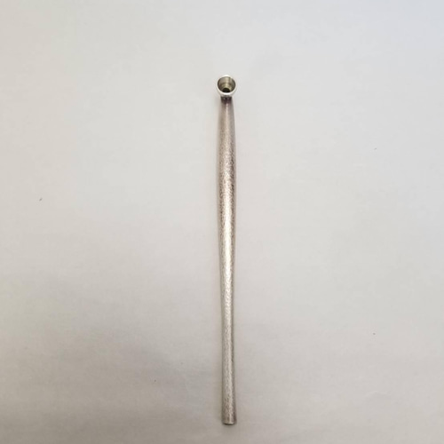 【海】純銀煙管　村田　風景図　キセル　銀細工　アンティーク　重量約27.8g 純銀隅田川型延べ煙管 その他ファッション 天麻仙極寿神の庵