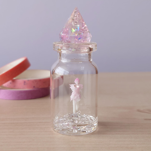 ＊小瓶の中の妖精＊魔法の小瓶 サクラ 6枚目の画像