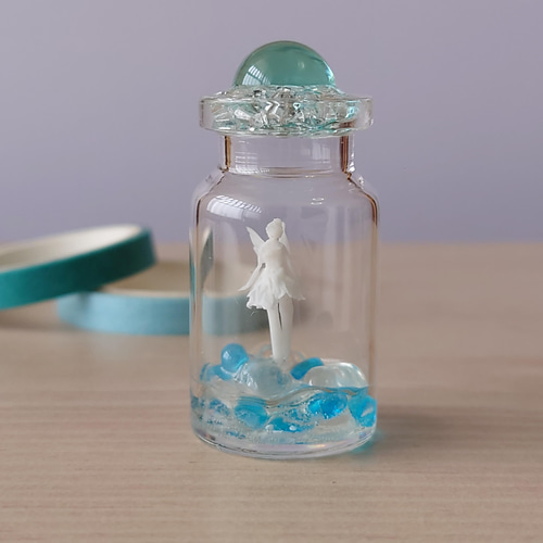 小瓶の中の妖精＊魔法の小瓶 立体・オブジェ black-tail 通販 13730552