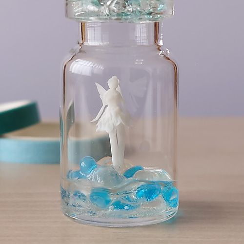 小瓶の中の妖精＊魔法の小瓶 立体・オブジェ black-tail 通販