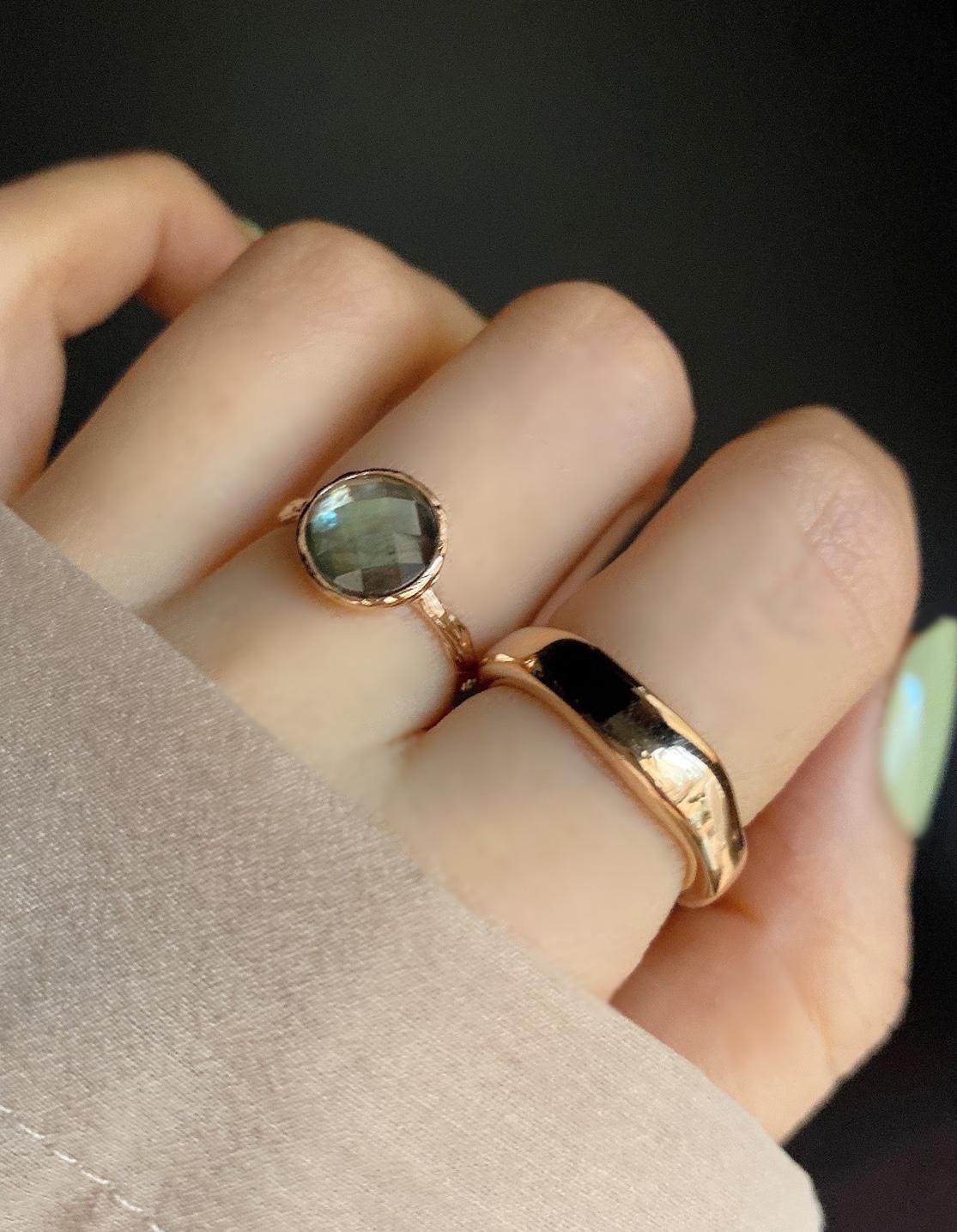 ෆブラックシェル×クリスタルAAAカボションカット指輪RG70ෆ ෆブラックシェル×クリスタルAAAカボションカット指輪RG70ෆ