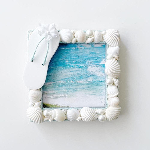 アロマストーンシェルフラワー&ビーチサンダルセット