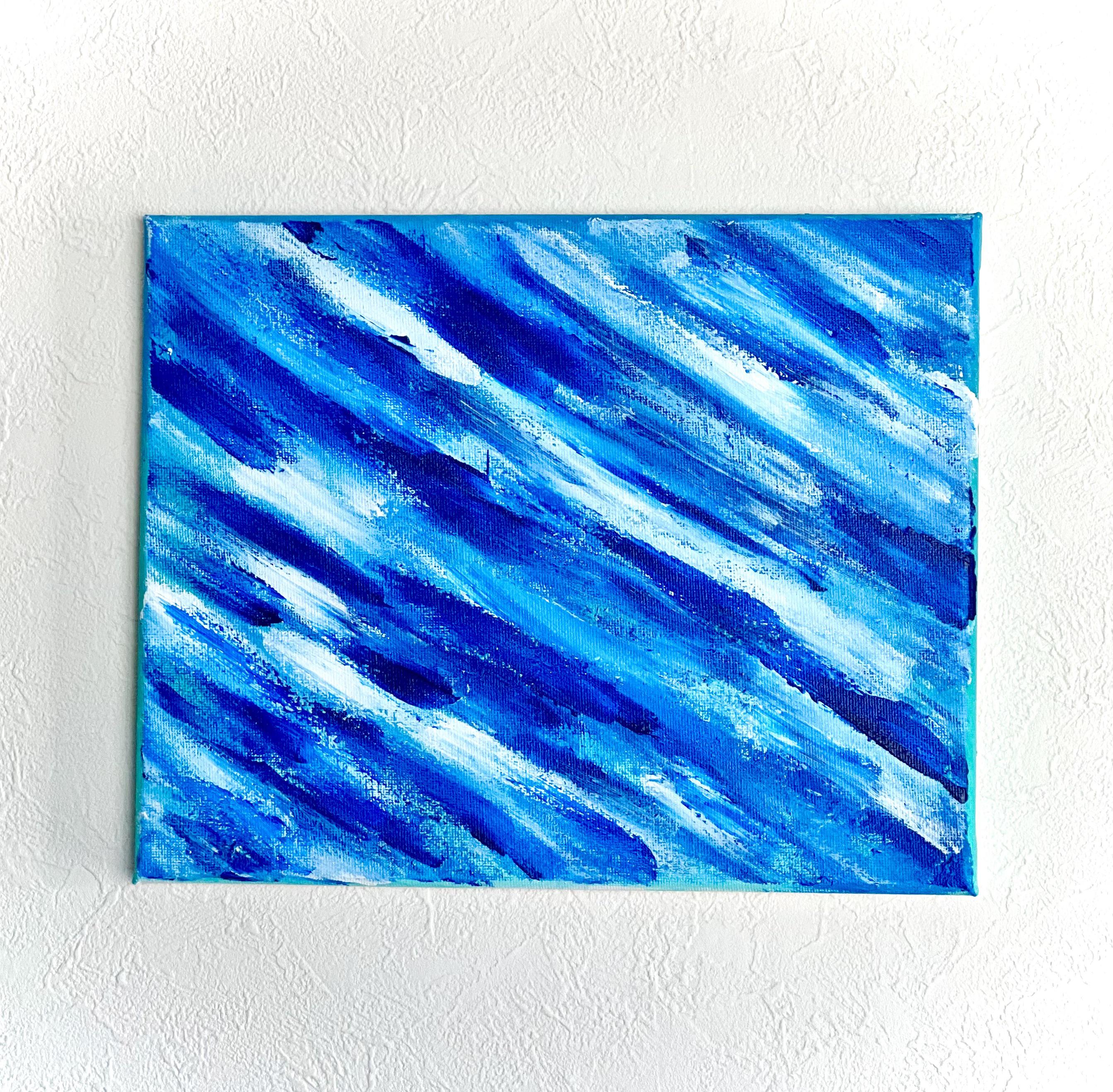 絵画 888/抽象画風/空/雲/F4号