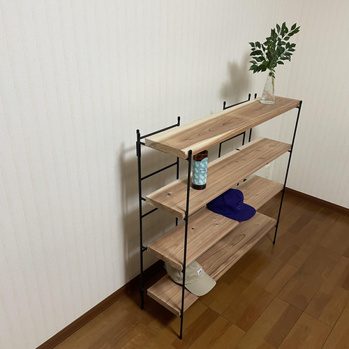 新商品‼️手作りアイアン家具 アイアンシェルフ折り畳みラック 新商品‼️手作りアイアン家具 アイアンシェルフ折り畳みラック