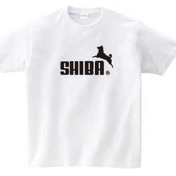 ［SHIBA］5ozシバ 柴犬半袖Tシャツ 面白い おもしろい いぬ うける ネタ プレゼント 1枚目の画像